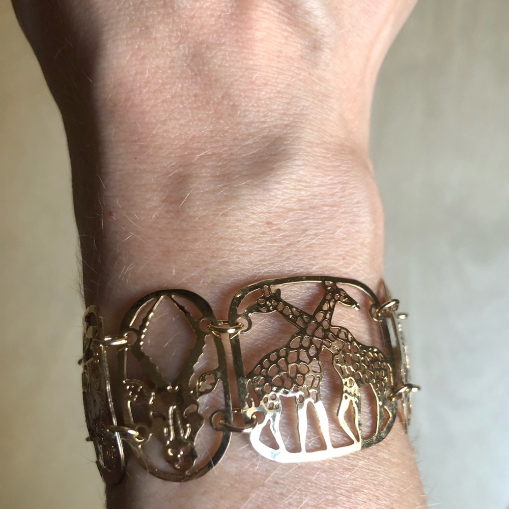 Wild Animal Goldtone Bracelet